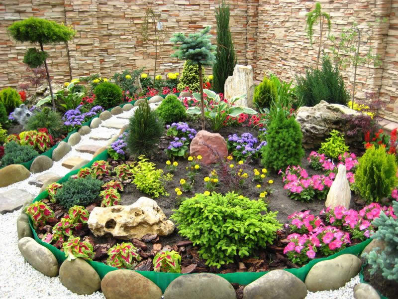 Альпийские горки в саду: строительство своими руками
