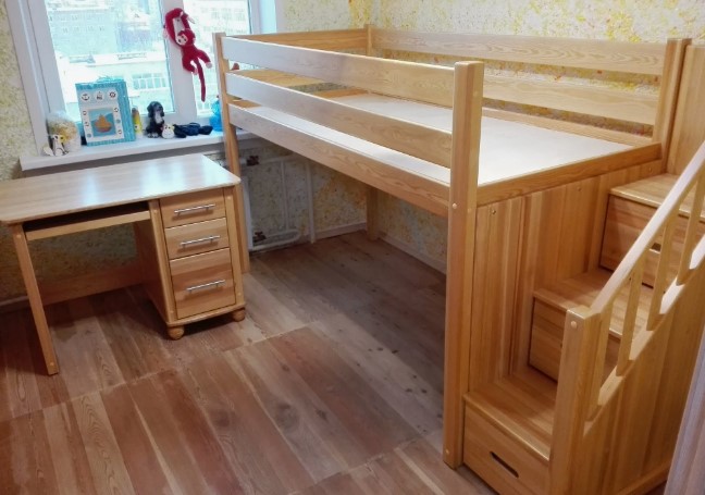 Мебель в детскую из мебельного щита своими руками
